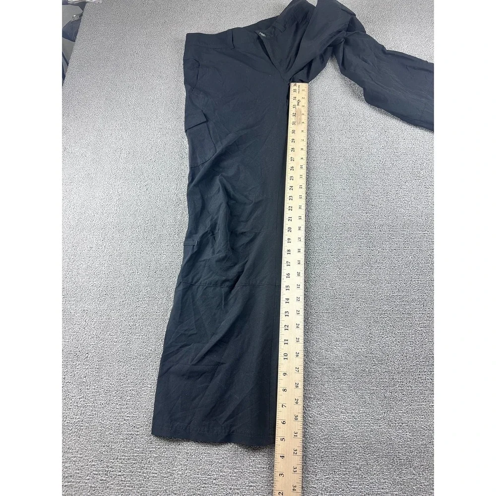 Eastern‎ Mountain Sports Cargo Pants Women 4-R Black Compass Convertible Outdoor